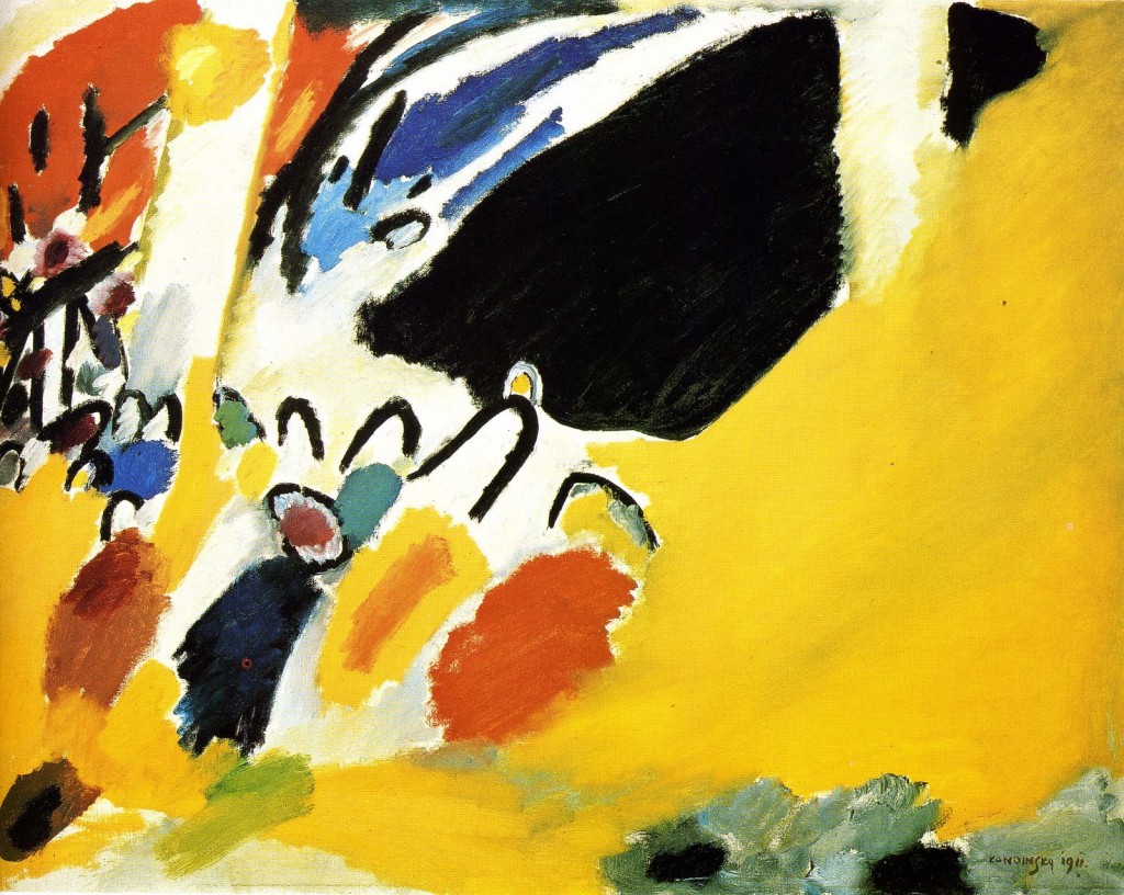 Kandinsky Improvisation III Schoenberg Concert 1911