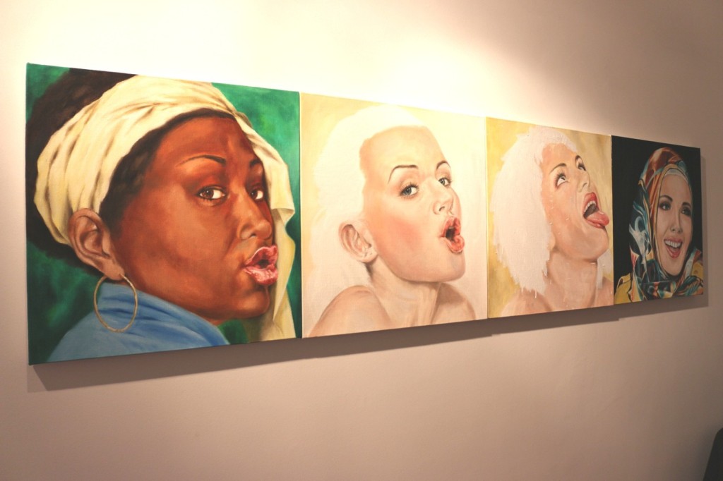 Burhan Kum, Duy Sesimi K-Ö-L-E, 2013, 60X240 Tuval üzerine ya-l-boya