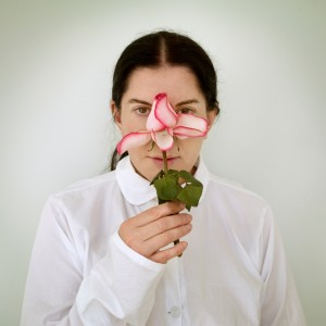 ArtInternational2014-Marina Abramovic- - Artist Portrait with a Rose, 2013