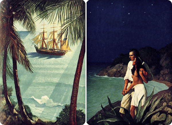 4 Illustrations by N C Wyeth