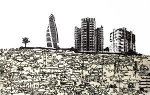 Sercan Koçak 'Gölgedekiler'  Metal Gravür-70x100-2014