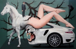 Atilla Gali Pınar, Avuntu-Relief, 90 x140 cm, tuval üzeri akrilik-acrylic on canvas, 2014