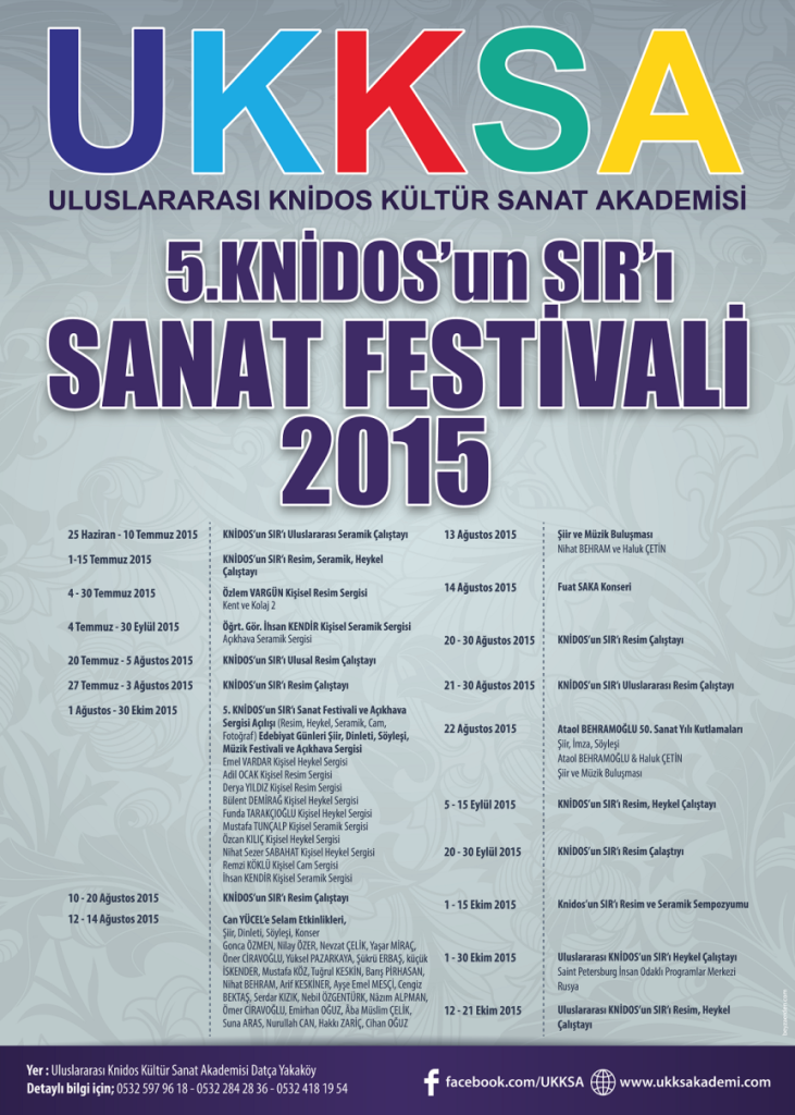 2015 UKKSA Festival Afişi