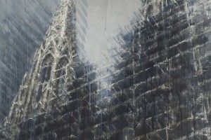 Chizuru-Morii-Kaplan-St.-Patrick-NYC-watercolor-on-Arches-paper-72-x-52-610x407