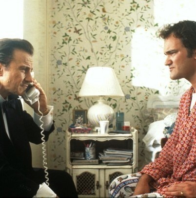 Harvey Keitel & Quentin Tarantino in Pulp Fiction Harvey Keitel & Quentin Tarantino in Pulp Fiction