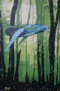 Deniz Gökduman, Senin Mavi Balinan, 191x131 cm., T.ü.akrb. 2015.47. 