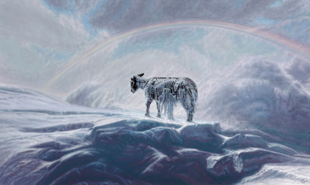 Eşeğin Kaderi, 2015, Tuval üzerine Yağlıboya, 120x200 cm
