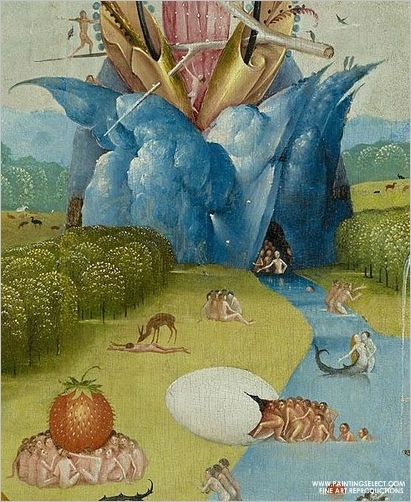Hieromymus Bosch, The garden of earthly delights (detail)