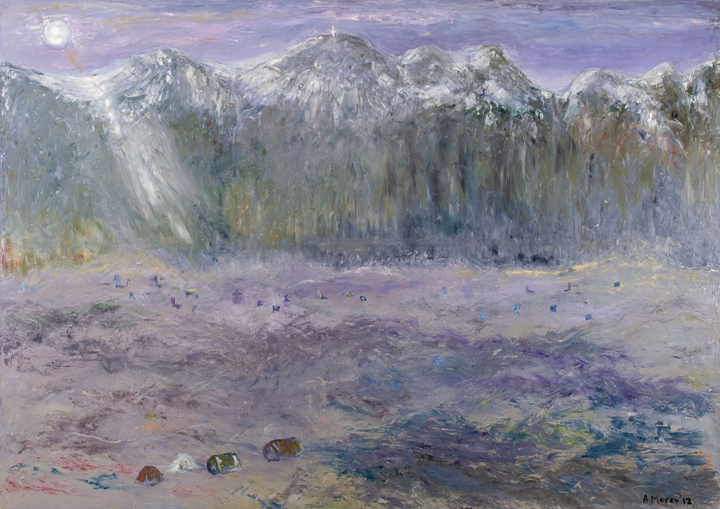 The Night 170x240cm Tuval üzeri yağlıboya