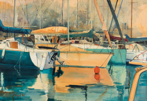 Vasıf Pehlivanoğlu - Marina Serisinden, TUYB, 96x140 cm, 2016