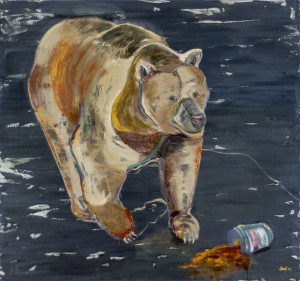 Joel Menemşe - Ürkek, TUYB, 150x160 cm, 2017