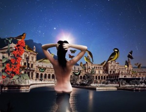 Damla Özdemir, Hülya A Pleasant Daydream, 110 x 170 cm, Üç boyutlu kolaj Three dimensional collage, 2017