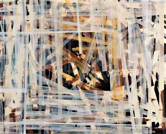 160x130, t.ü. akrilik, 8.Portakal Çiçeği Sanat Kolonisi Çalıştayı Sergisi, Ankara, 2017