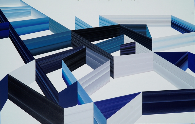 LABİRENTLER.4.T.Ü.AKRİLİK.140X220CM.2016