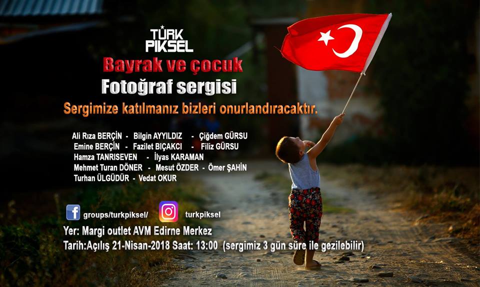 bayrak ve çocuk